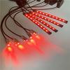 9 Pcs NO Threading Threadness Ambient Light Car Atmosphere Light Foot lamp APP