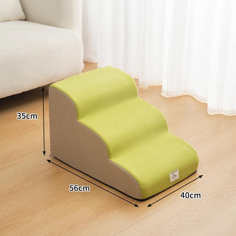 Washable Non-Slip Pet Stairs: Small Ramp for Dogs To Access Bed
