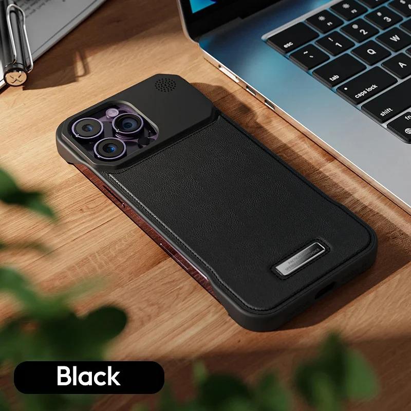 Magnetic Leather Aromatherapy Phone Case For For Iphone 11 12 13 14 1 16 17 Pro Max Plus Wireless Charging Borderless Cover