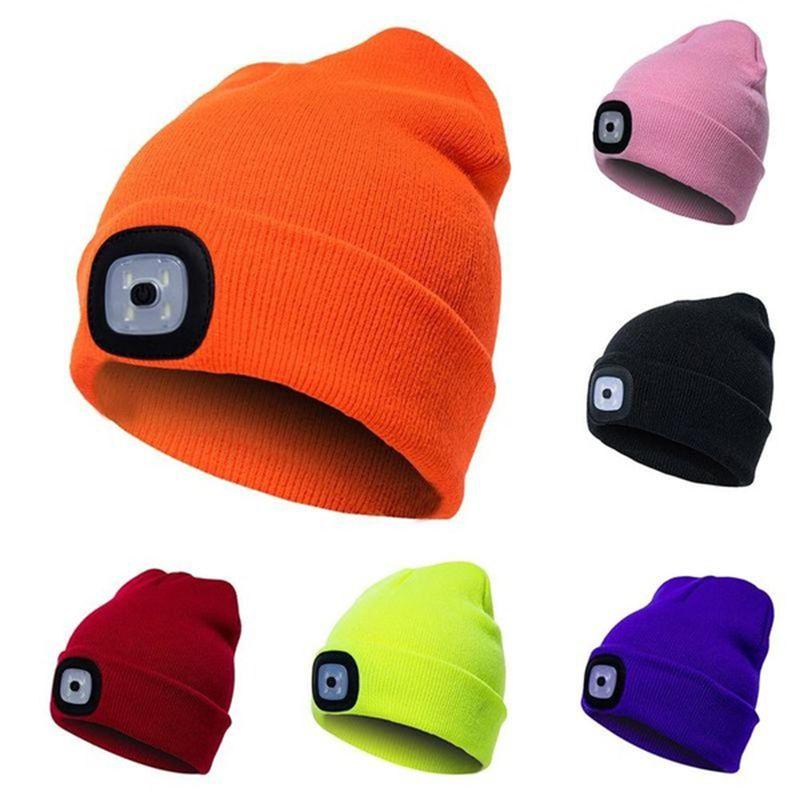 And Comfortable Winter Wear Unisex Led Beanie Hat With Three Brightness Levels**