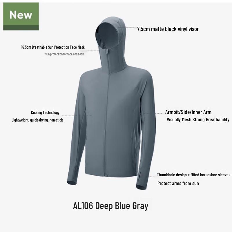 Beneunder Men s Breathable Cooling Sun Protection Hoodie