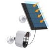 Outdoor Wireless Solar HD Surveillance Camera with Visual Intercom and Night Vision