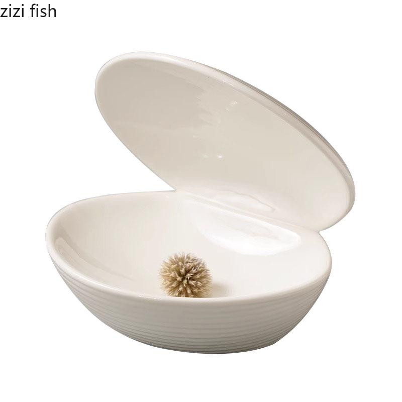 Pure White Threaded Clam Shell Ceramic Dinner Plate Restaurant Dessert Plate Salad Plate Molecular Cuisine Creative Tableware