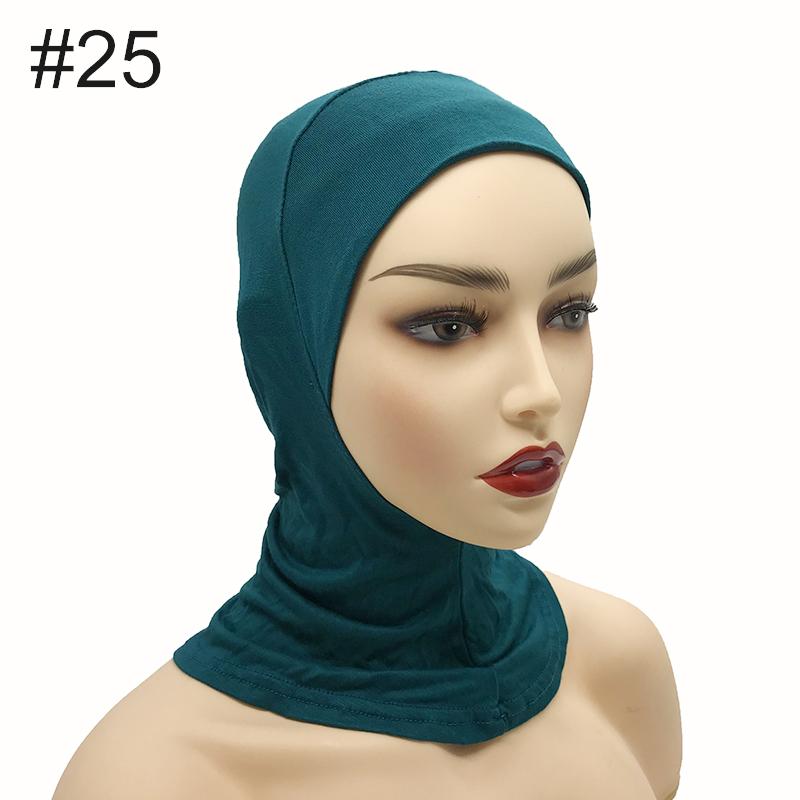 High Qualit Modal Muslim Women Ninjas Cap Full Cover Inner Hat Islamic Undercap Hijab Comfortable Bonnet Headcloth Neck Cover