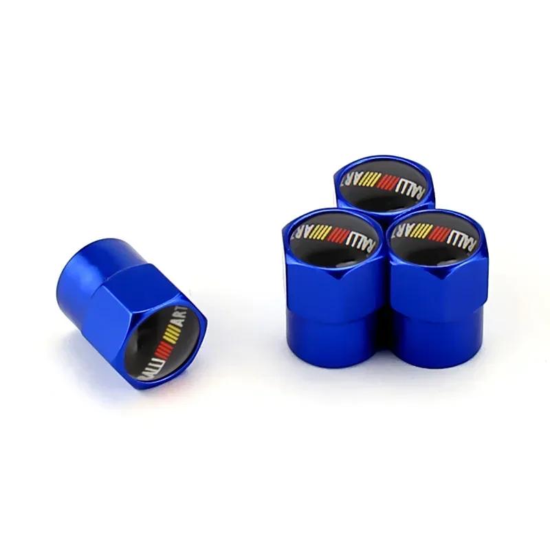 4pcs Car Wheel Tire Valve Caps Tyre Stem Covers for Mitsubishi Ralliart Lancer ASX Colt Pajero Outlander Eclipse Delica EVO Colt