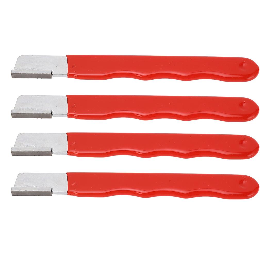 4Pcs Garden Tool Sharpener Mini Portable Cutter for Gardening Pruner Hedge Shears Scissors Black