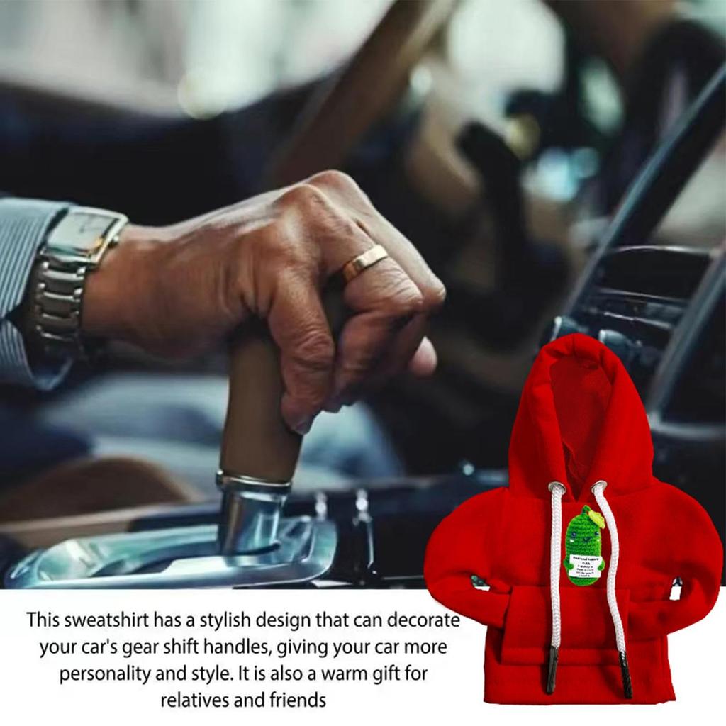 Fonney Auto Schalthebel Hoodie, Schaltknauf Hoodie - Schalthebelabdeckung für Ladenauto,