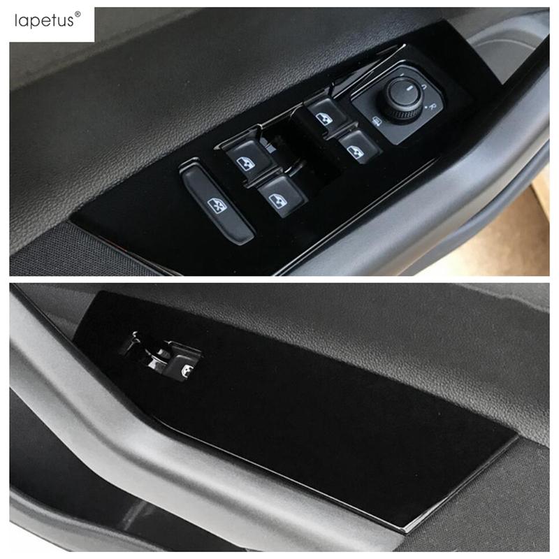 AC Air Shift Gear Panel Handle Bowl Head Light Lamp Window Lift Cover Trim Black Accessories For VW Volkswagen Polo  -