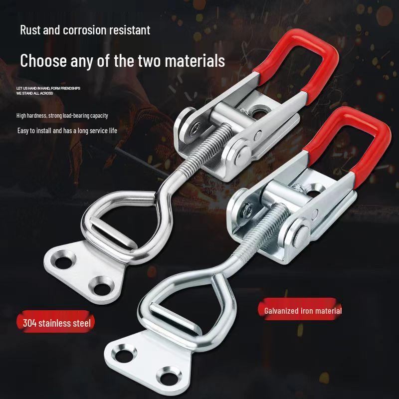 Adjustable 304 Stainless Steel Door Bolt Latch Toggle Fixture