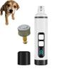 Elektrikli Köpek Tırnak Makası Köpek Tırnak Öğütücüler için Şarj Edilebilir USB Şarj LED Işık Pet Sessiz Kedi Paws Tırnak Bakım Malzemeleri