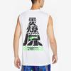 Nike Tank Tops Men's White Crew Neck Moderate Straight Fit FQ0357-100