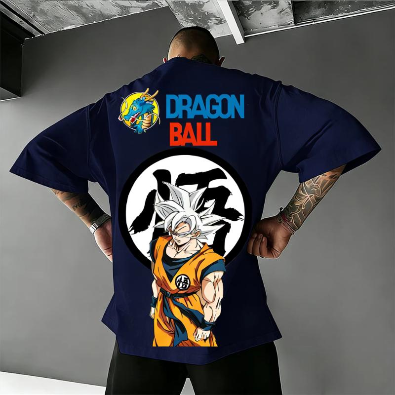 Dragon Ball Anime T Shirt Men Women Goku Graphic Tee Cotton Short Sleeve Summer Streetwear Casual Tops Manga Print Y2k Clothes