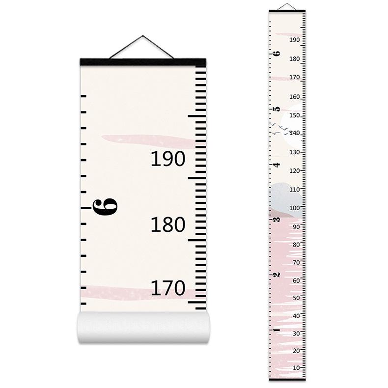 Nordic Style Children's Height Chart - Decorative Wall Hanging Measuring Sticker