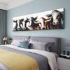 Original Abstract Art Painting Five Cows Posters And Prints Wall Art Canvas Pictures for Living Room Home Decoration