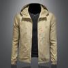 European And New Style Hooded Jacket Mens Casual Trendy Fashion Slim Fit Outerwear JK9253