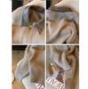 Coat Patchwork Leather Collar Zipper Short Fashion Socialite Spring and Autumn Sweater Cardigan for Women