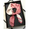 Luxusmarke Seidenschal für Damen, quadratisch, Katzenhals, Haargummi, Band, Strand, Hijab, Kopftuch, Stirnbänder, Bandana, Weiblich, Foulard, 70 cm