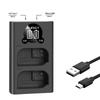 DMW-BLK22 DMWBLK22 BLK22 Dual USB Battery Charger for Panasonic Lumix DC-S5 DC-S5 II DC-S5 IIX GH5 II GH6 S5II S5M2 GH5M2 Camera