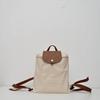 Classic Double Shoulder Bag, Jiaozi Style Nylon Backpack, Lightweight and Foldable Waterproof Travel Bag for Women