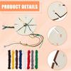 8Pcs Braiding Discs Bracelet Weaving Tool for Braided Rope Handmade Jewelry