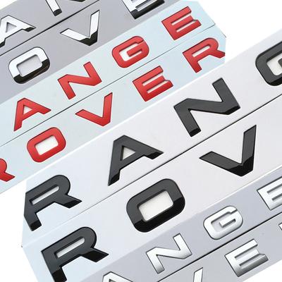 Car Styling Hood Trunk Logo Badge Sticker For Ran//ge Ro//ver Sport ABS Car Styling Trunk Logo Letters Emblem