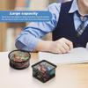 4pcs Paper Clip Holder Mesh Paperclip Holders for Desk Paper Clip Dispenser PaperClip Organizer Office(SIZE:Square/Round)