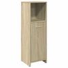 Bathroom Cabinet Sonoma Oak 30x30x95 cm Engineered Wood