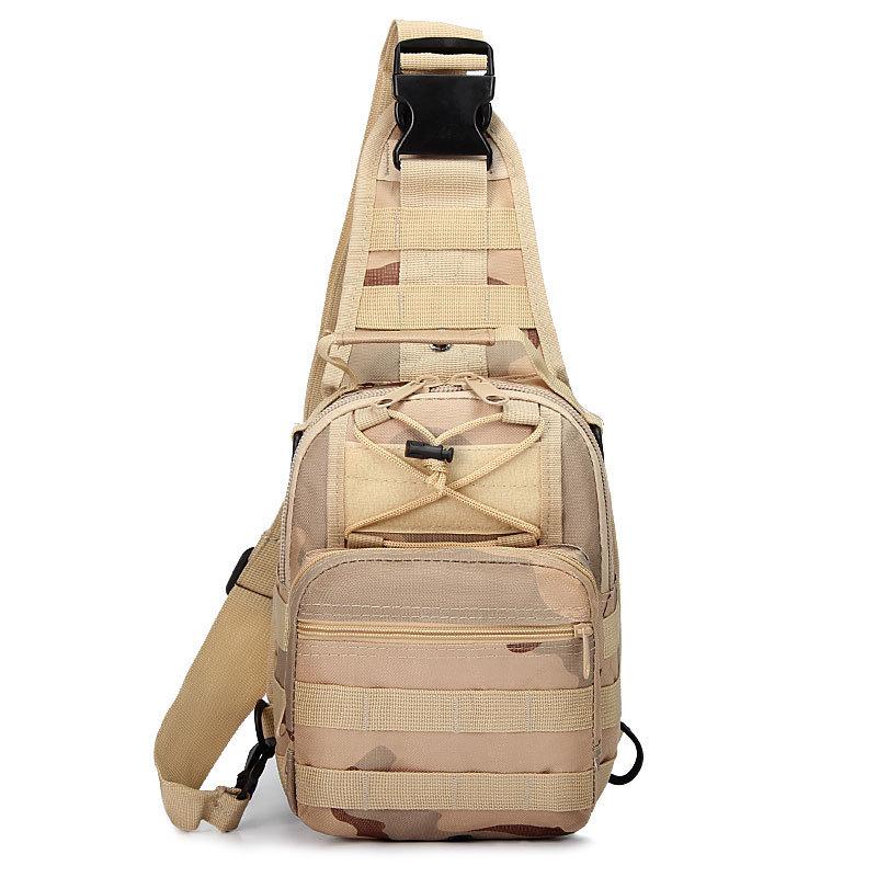 Borsttas Heren Outdoor EDC Schouder Sling Tas Waterdicht Wandelen Kamperen Dagrugzak Jacht Verborgen Bereik Tas