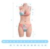 Silicone Bust Bodysuit with Length Silicone Suitable for Artificial Fake Gender Asian Yellow [KUMIHO] Suit, 3/4 Pants, Summer, Breathable, Swimming,
