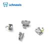 80Pcs/20Sets Schnawis Dental Orthodontic Buccal Tubes Bondable 1st Molar Bondable Convertible 0.022 0.018 MBT Roth Buccal Tube