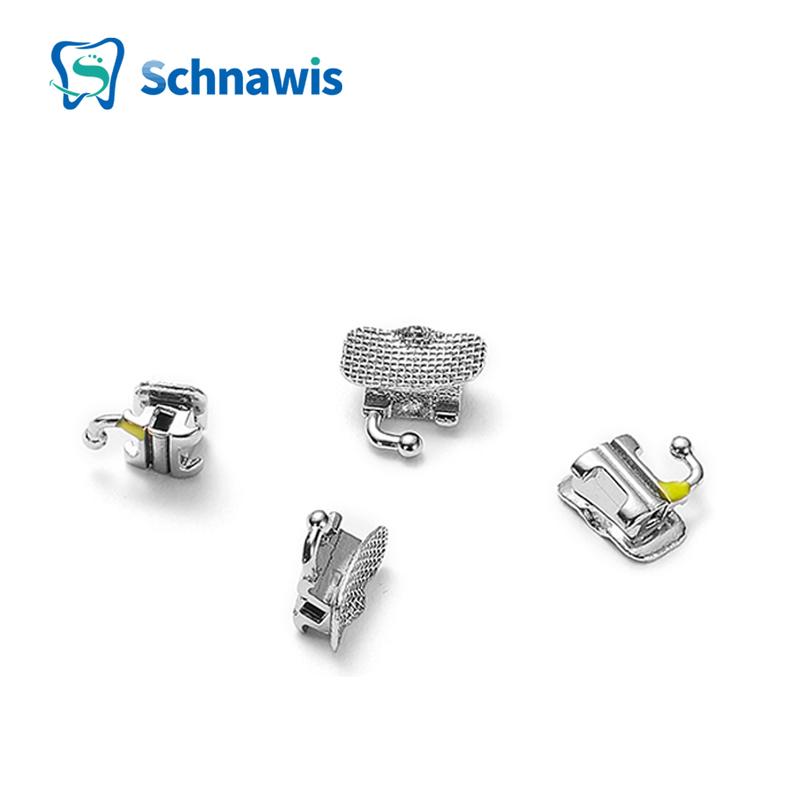 80Pcs/20Sets Schnawis Dental Orthodontic Buccal Tubes Bondable 1st Molar Bondable Convertible 0.022 0.018 MBT Roth Buccal Tube