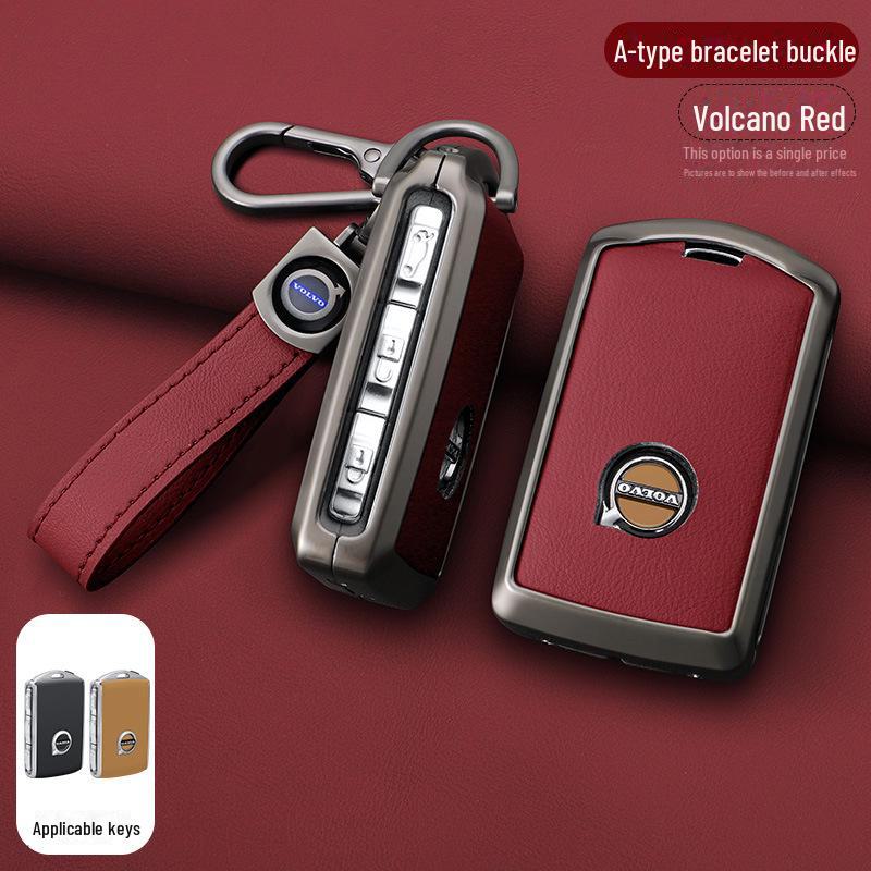 

Чехол для ключа Volvo для моделей 21/22 XC60, S90, XC90, XC40, V90, S60L, V40 - металлический автомобильный чехол Premium Packaging