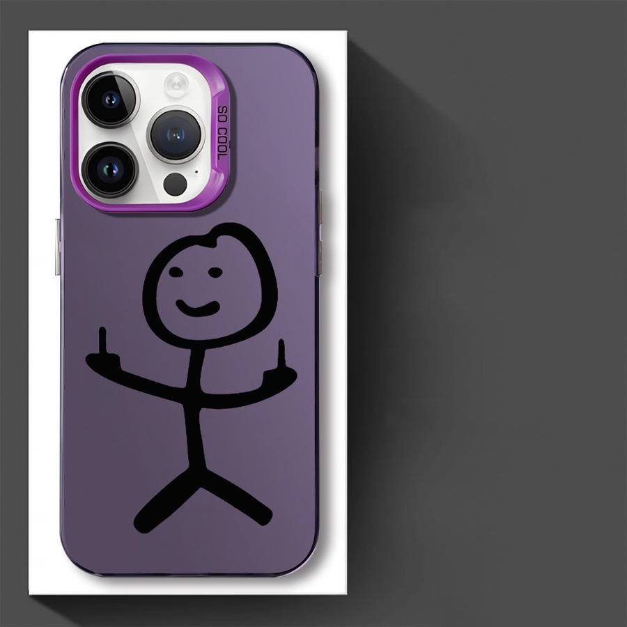 Phone Cover Case for iPhone 17 Pro Max Air 16 14 Plus 13 12 Pro 11 15 Cartoon Matchman