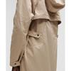 Lululemon Taffeta Removable Hood Long Jacket  Slnsh Collection Mojave Tan