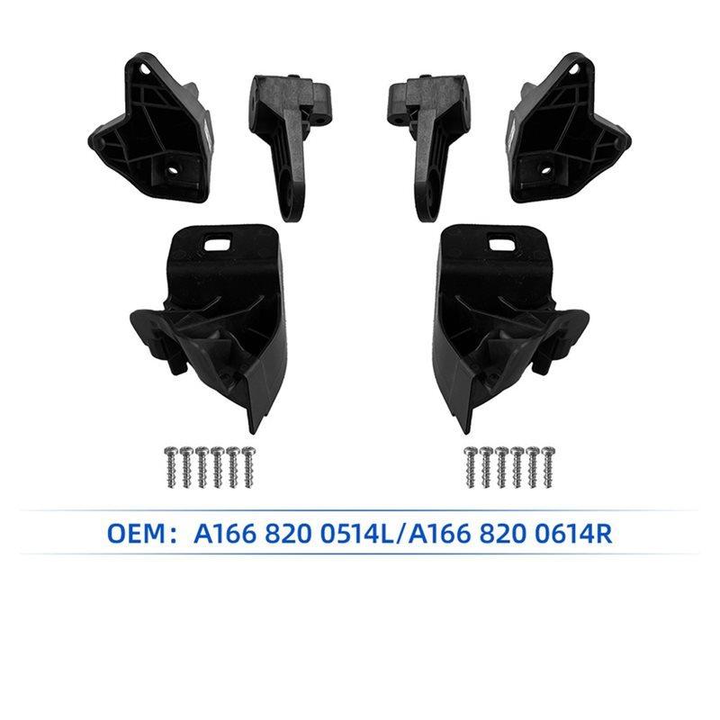 Car Front Headlight Bracket Repair Kits RS Mount For GLS GL ML-Class W166 350 400 11-15