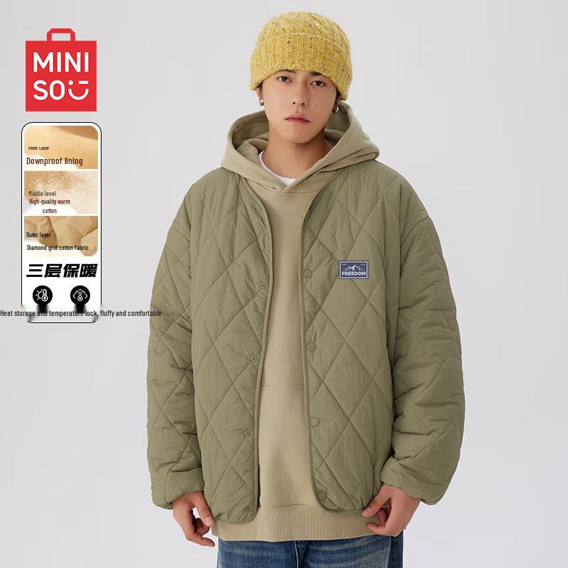 MINISO Unisex American Retro Padded Jacket