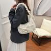 Niche texture underarm bag women's bag 2025 new fashion pleated bag versatile shoulder commuter bag one piece delivery