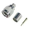 N Plug Connector for LMR300 Cable, Crimped