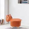 Cute Animal Footstool with Soft Padded Cushion and Prevent Slip Feet Small Footrest Stools for Kids Adults