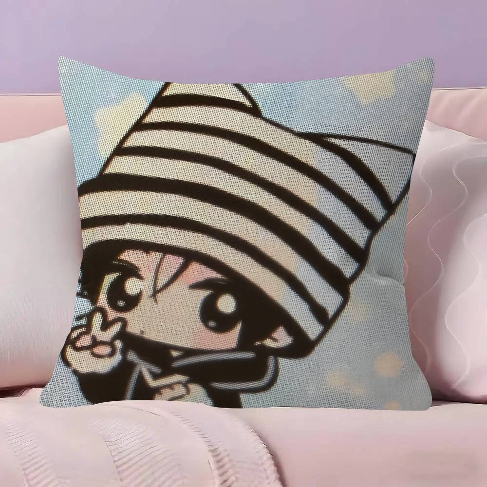 Personalized Pillow Cover Kids Bedroom Wild Party Decor Pillowcase kid Birthday shower Gift R-R-Riize SINGER  Wonbin