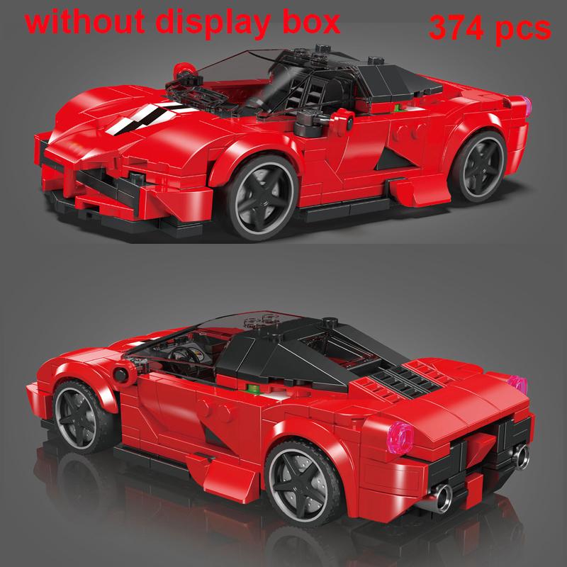 City Speed  Technical Moc Car Sports Car Racing Building Blocks Brick Vehicle Educational Construction Toys