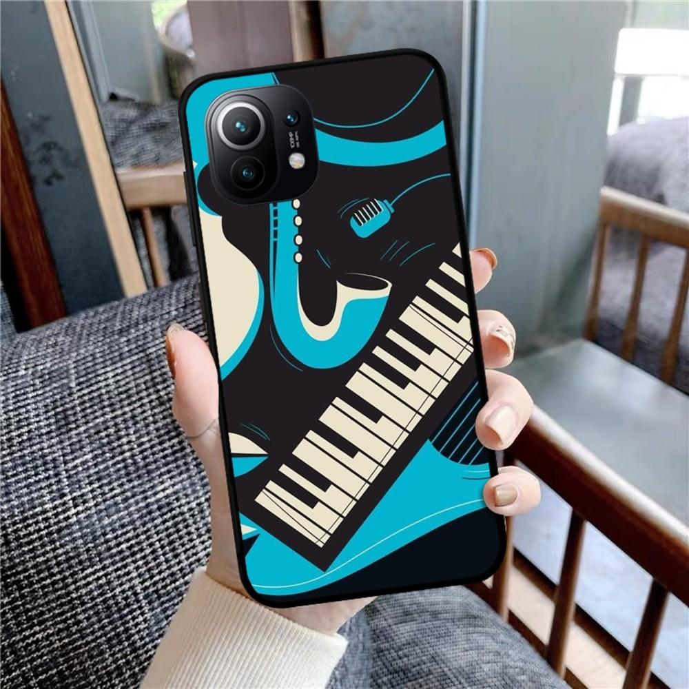 Piano Keys Musical Phone Case For Samsung S 20 21 22 23 Plus Ultra For Redmi Note 8 9 10 11 For Huawei Y 5 6 9