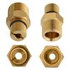 Quickly Connect Brass Adapter For High Pressures Systems M 22 Female Hose To 3/8Inch Pump Outlet Leak Prevention Design