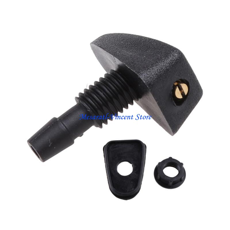 A70F Adjustable Water Fan Spout Washer Outlet Wiper Car Windscreen Washer Jet Nozzles чёрный