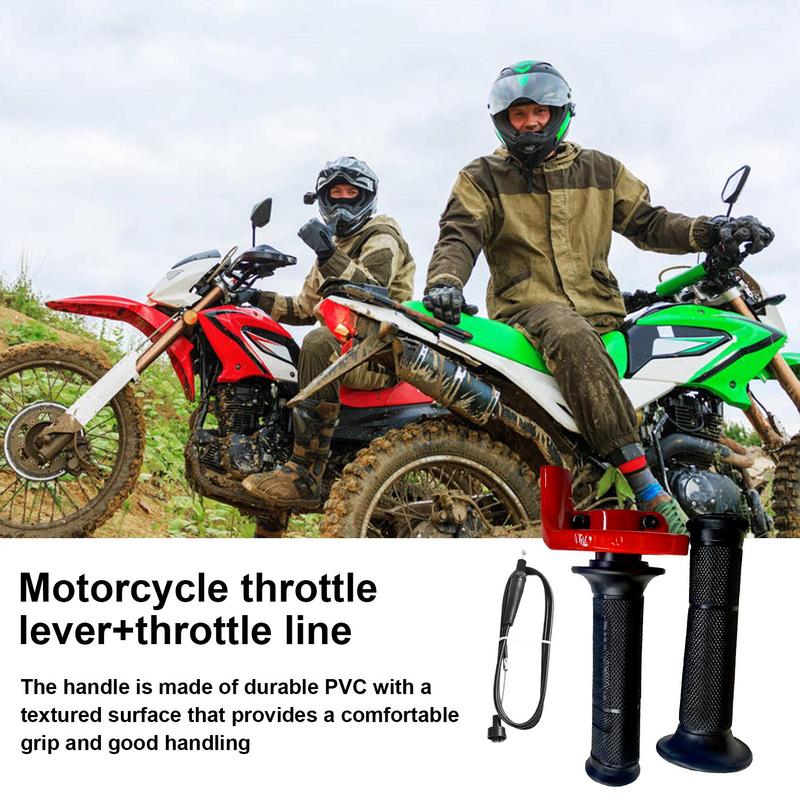 Motorcycle Throttle Grip Motorcycle Grips Set With Throttle Cable And Twists Motorcycle Throttle Assembly With Throttle Cable