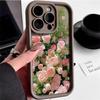 Rose Is Suitable for Apple 16promax13 Anti-drop Mobile Phone Case Iphone17 Girl 14pro15 Anti-drop.