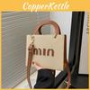 Fashion Letter Pattern Small Square Bag With Special Material For Daily Casual Wear For Women