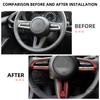 Car Steering Wheel Trim Cover for Mazda 3 Axela BP 2019-2025 CX30 CX-30 2020-2025 CX50 CX-50 2023-2025 Sticker