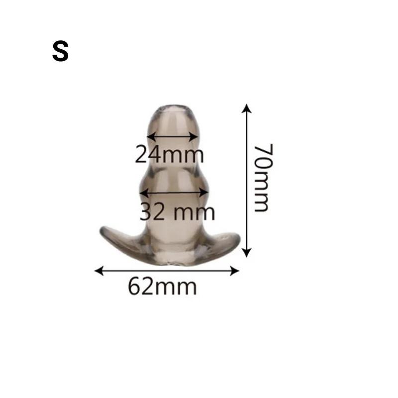 Anal Dilator Soft Speculum Enema Hollow Insert Anus Masturbation Butt Plug Dildo Anal Plug Sexy Products Prostate Massage BDSM