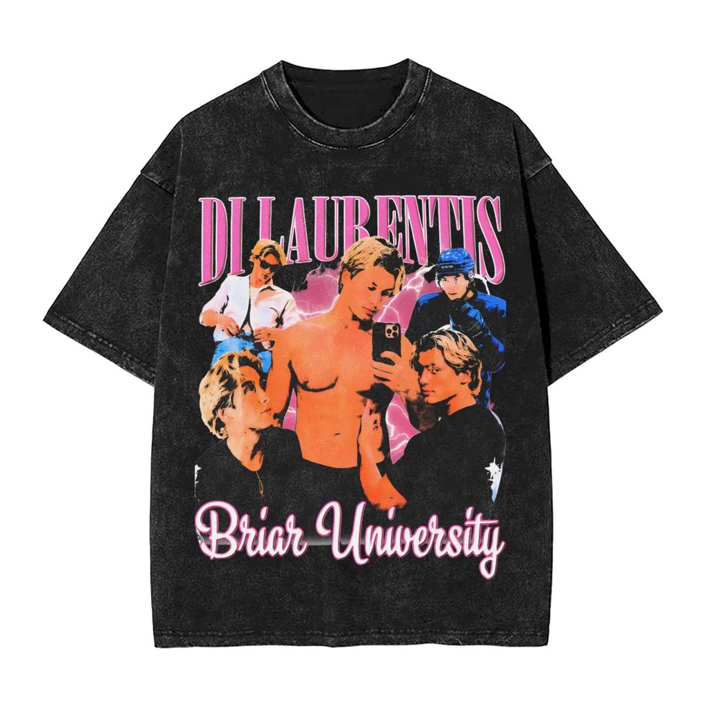 Graphic Printed Off Campus Stephen Kalyn Briar Graham 44 Washed Shirts Merch Harajuku T-Shirts  Men Women Vintage Top Short Sleeve Casual Clothing